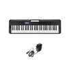 Casio Keyboard Bundles Casio Casiotone CT S300 61 Key Portable Keyboard with Adapter, Polishing Cloth, Dust Cover, Online Lessons, Warranty & Ebook