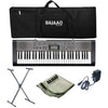 Casio Keyboard Bundles Casio CTK-1300 Standard Keyboard with Stand, Gigbag, Polishing Cloth and Power Adapter