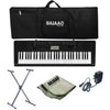 Casio Keyboard Bundles Casio CTK-3200 61-Key Portable Keyboard with with Stand, Gigbag, Polishing Cloth and Power Adapter