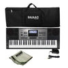 Casio Keyboard Bundles Casio CTK-7300IN Portable Keyboard with Keyboard Gig bag, Polishing Cloth And Power Adapter