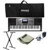 Casio Keyboard Bundles Casio CTK-7300IN Portable Keyboard with Stand, Gigbag, Polishing Cloth and Power Adapter