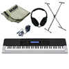 Casio Keyboard Bundles Casio WK-240 Keyboard with Stand, Headphones, Polishing Cloth and Power Adapter