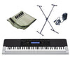 Casio Keyboard Bundles Casio WK-240 Keyboard with Stand, Polishing Cloth and Power Adapter