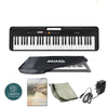 Casio Portable Keyboards Black / BUNDLE Casio Casiotone CT S200 61 Key Portable Keyboard With Adapter