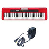 Casio Portable Keyboards Red / Single Casio Casiotone CT S200 61 Key Portable Keyboard With Adapter