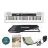 Casio Portable Keyboards White / BUNDLE Casio Casiotone CT S200 61 Key Portable Keyboard With Adapter