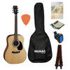 Cort Acoustic Guitars Bundle / Natural Cort AD810 Dreadnought Acoustic Guitar with E-Book