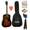 Cort Acoustic Guitars Bundle / Satin Sunburst Cort AD810 Dreadnought Acoustic Guitar with E-Book