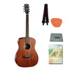 Cort Acoustic Guitars Pack Cort AF510M-OP Concert Body 6 String Acoustic Guitar - Open Pore