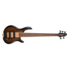 Cort Bass Guitars Antique Brown Burst Cort C5 Plus OVMH 5 String Bass Guitar - Antique Brown Burst