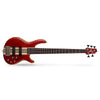 Cort Bass Guitars Open Pore Black Cherry Cort A5 PLUS FMMH 5 String Bass Guitar - Panga Panga Fretboard