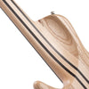 Cort Bass Guitars Open Pore Bubinga Natural Cort A5 Beyond 5 String Bass Guitar with Case