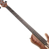 Cort Bass Guitars Open Pore Bubinga Natural Cort A5 Beyond 5 String Bass Guitar with Case