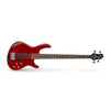 Cort Bass Guitars Trans Red Cort Action Plus 4-String Bass Guitar