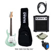 Cort Electric Guitars Bundles Caribbean Green Cort G110 Standard Electric Guitar Bundle