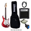 Cort Electric Guitars Bundles Openpore Black Cherry Cort G100 Standard Electric Guitar Bundle with Amplifier, Tuner, Cable and Polishing Cloth