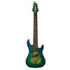 Cort Electric Guitars Mariana Blue Burst Cort KX Series KX508MS Multi Scale 8 String Electric Guitar