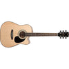 Cort Electro Acoustic Guitar Bundles Cort AD880CE Cutaway Electro-Acoustic Guitar - Natural Cort AD880CE Cutaway Electro Acoustic Guitar Bundle