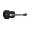 Cort Electro Acoustic Guitars Black Open Pore Cort Standard Series AF590MF Electro Acoustic Guitar