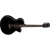 Cort Electro Acoustic Guitars Black Satin Cort SFX-1F Thinline Electro Acoustic Guitar