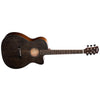 Cort Electro Acoustic Guitars Cort Core OC Spruce 6-Strings Electro Acoustic Guitar With Bag- Open Pore Trans Black