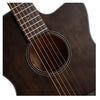 Cort Electro Acoustic Guitars Cort Core-OC Spruce 6-Strings Electro Acoustic Guitar With Case - Open Pore Trans Black