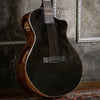 Cort Electro Acoustic Guitars Cort Modern Black 6 String Electro Acoustic Guitar - Trans Black Gloss