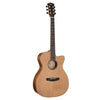 Cort Electro Acoustic Guitars Natural Satin Cort Flow Series OC Electro Acoustic Guitar