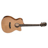 Cort Electro Acoustic Guitars Natural Satin Cort Flow Series OC Electro Acoustic Guitar