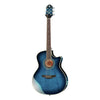 Crafter Electro Acoustic Guitars Midnightblue Burst Crafter GCL-80 Cutaway Electro Acoustic Guitar