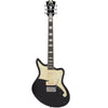 D'Angelico Electric Guitars Black Flack D'Angelico Premier Bedford 6 String Electric Guitar