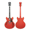 D'Angelico Electric Guitars D'Angelico DAPDCFRCSCB Premier Dc Fiesta Electric Guitar