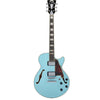 D'Angelico Electric Guitars Sky Blue D'Angelico Premier SS Semi-Hollow 6 String Electric Guitar