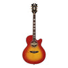 D'Angelico Electro Acoustic Guitars Cherry Sunburst D'Angelico Gramercy Grand Auditorium Single-Cutaway Electro Acoustic Guitar