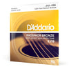 DAddario Acoustic Guitar Strings 0.012-0.056 D'Addario EJ19 Phosphor Bronze Light Medium Bottom Acoustic Guitar String Set