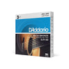 DAddario Acoustic Guitar Strings D'Addario EJ11 3D 3 Pack Bronze Acoustic Guitar String