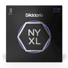 DAddario Electric Guitar Strings Pack of 3 D'Addario NYXL1149 Electric Guitar Strings Nickel Wound Medium 11-49