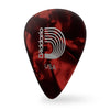 DAddario Picks D'Addario Classic Celluloid Red Pearl 0.70mm Medium Gauge Guitar Pick