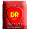 DR Acoustic Guitar Strings Custom Light 11-50 DR String RDA Red Devils Red Colored Acoustic Guitar Strings