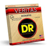 DR Acoustic Guitar Strings Custom Light 11-50 DR String Veritas Coated Core Technology Acoustic Guitar Strings