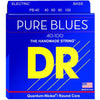 DR Bass Guitar Strings Light Light - 40-100 DR Strings PB Pure Blues 4 String Bass Guitar String Set