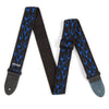 Dunlop Guitar Straps Dunlop D38-11BL Classic Flambe Guitar Strap - Blue