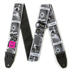 Dunlop Guitar Straps Dunlop ILD11 ILOVEDUST Robot Heart Guitar Strap