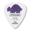 Dunlop Picks 1.14mm Dunlop 424R Tortex Wedge Guitar Picks - Pack of 6 Picks