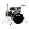 Dw Drum Workshop Acoustic Drum Kits Dw Drum Workshop PDJR18KTCB PDP 5-Piece Player Junior Acoustic Drum Set- Piano Black