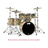 Dw Drum Workshop Acoustic Drum Kits Natural Lacquer Dw Drum Workshop PDP 7-Piece Concept Maple Acoustic Drum Set