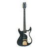 Eastwood Guitars Electric Guitars Black Eastwood Guitars Sidejack Baritone DLX TREM Electric Guitar