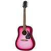 Epiphone Acoustic Guitars Hot Pink Pearl Epiphone Starling Square Shoulder Dreadnought Acoustic Guitar