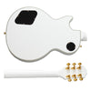 Epiphone Electric Guitars Alpine White Epiphone Les Paul Custom 6 String Electric Guitar - Alpine White