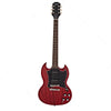 Epiphone Electric Guitars Worn Cherry Epiphone SG Classic Worn P90 6-Strings Electric Guitar